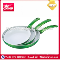 Best Popular Press Aluminum Ceramic Coating Fry Pan Set